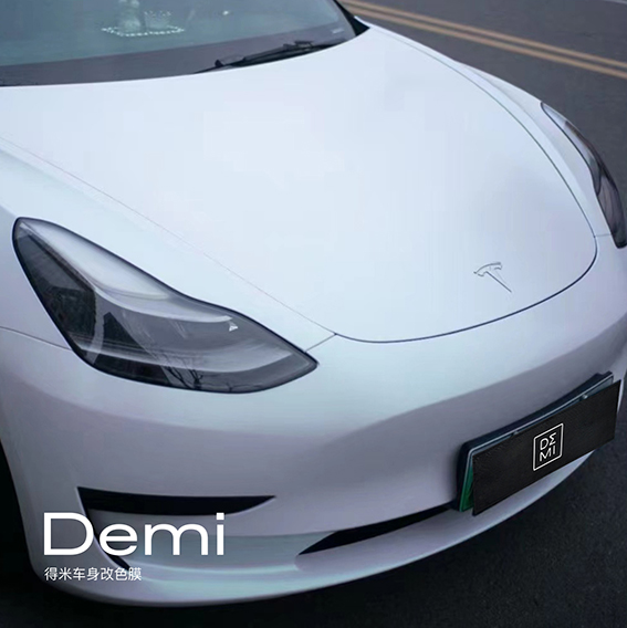 特斯拉-model 3-曙光白