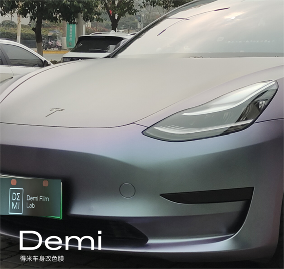 特斯拉Model3-卡普里灰紫